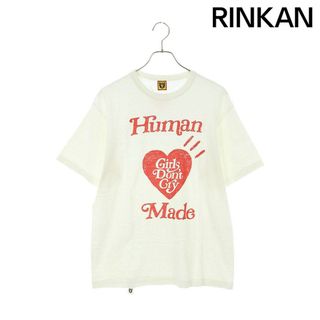 ヒューマンメイド(HUMAN MADE)のヒューマンメイド ×ガールズドントクライ Girls Dont Cry ハートロゴプリントTシャツ メンズ L(Tシャツ/カットソー(半袖/袖なし))