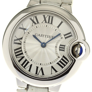 カルティエ(Cartier)のカルティエ CARTIER W6920086 バロンブルー 33mm クォーツ レディース _817438(腕時計)