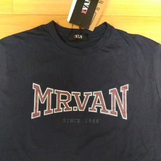 バン(VAN)のL　ミスターヴァン　MR.VAN 新品　半袖Tシャツ　ネイビー(Tシャツ/カットソー(半袖/袖なし))