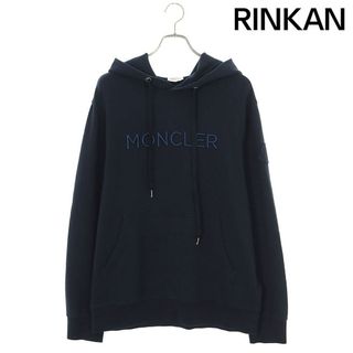 モンクレール(MONCLER)のモンクレール  FELPA CON CAPPUCCIO/I10918G00024 ロゴ刺繍ドローコードプルオーバーパーカー メンズ XL(パーカー)