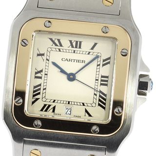 Cartier - カルティエ CARTIER W20011C4 サントスガルベ LM YGコンビ クォーツ メンズ _817245