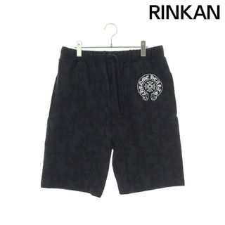 クロムハーツ(Chrome Hearts)のクロムハーツ  SWEAT PANTS セメタリークロス総柄スウェットハーフパンツ メンズ L(ショートパンツ)