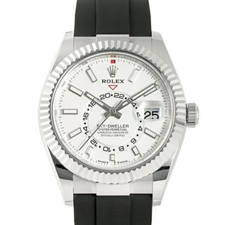 ロレックス(ROLEX)のロレックス ROLEX スカイドゥエラー 336239 ホワイト/バー文字盤 未使用 腕時計 メンズ(腕時計(アナログ))