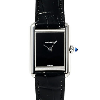カルティエ(Cartier)のカルティエ Cartier タンク マスト ドゥ ウォッチ スモールモデル WSTA0071 ブラック文字盤 未使用 腕時計 レディース(腕時計)