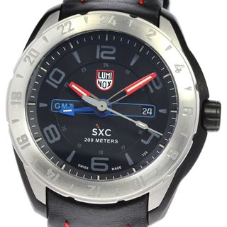 ルミノックス(Luminox)のルミノックス LUMINOX 5127 SXC スチール GMT クォーツ メンズ 良品 箱・保証書付き_817095(腕時計(アナログ))