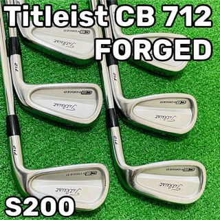 タイトリスト(Titleist)の6797 Titleist CB 712 タイトリスト 右利き 6本セット S(クラブ)