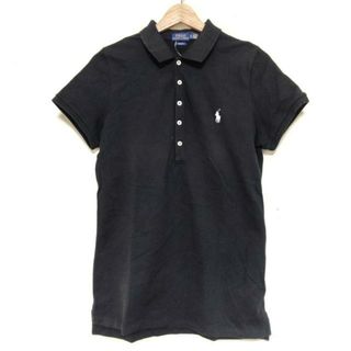 ポロラルフローレン(POLO RALPH LAUREN)のPOLObyRalphLauren(ポロラルフローレン) 半袖ポロシャツ サイズLG L レディース - 黒(ポロシャツ)