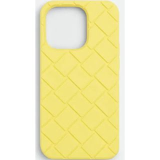 ボッテガヴェネタ(Bottega Veneta)の美品！シャーベットイエロー　ボッテガヴェネタ iPhone14pro ケース(iPhoneケース)