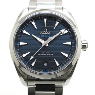 オメガ(OMEGA)のOMEGA (オメガ) シーマスター アクアテラ 150M 220.10.41.21.03.001 ブルー 自動巻き SEAMASTER【中古】(腕時計(アナログ))