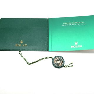 ロレックス(ROLEX)のROLEX (ロレックス) 腕時計 デイトナ コスモグラフデイトナ 日本語説明書 冊子 ギャランティーケース カードケース グリーンタグ 計3点(腕時計(アナログ))