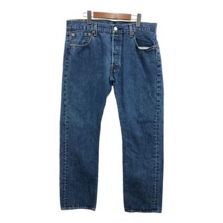 リーバイス(Levi's)のLevi's リーバイス 501 デニムパンツ ブルー (メンズ W34 L30) 中古 古着 Q7605(その他)