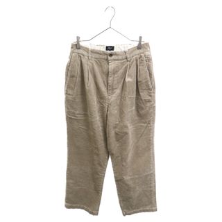 PWA プア 8W RIDGE SLACKS コーデュロイ スラックスパンツ ベージュ P06C006-PT03(その他)