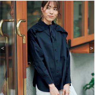 ユナイテッドアローズ(UNITED ARROWS)の◆新品未使用◆MEER. NECK RIBBON BLOUSE(シャツ/ブラウス(長袖/七分))