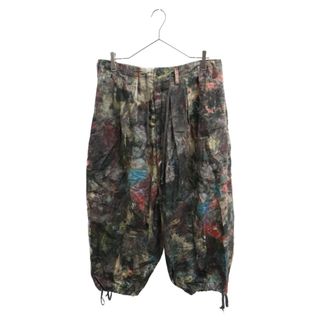 ヨウジヤマモト(Yohji Yamamoto)のYohji Yamamoto POUR HOMME ヨウジヤマモト プールオム 18SS Paint Print Balloon Pants HW-P79-025 ペイントプリント バルーンパンツ マルチ(その他)