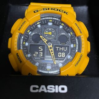 ジーショック(G-SHOCK)の【G-SHOCK】イエロー　箱付き(腕時計(デジタル))