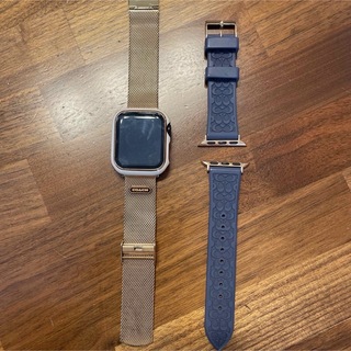 アップルウォッチ(Apple Watch)のApple Watch SE &COACHベルト(腕時計)
