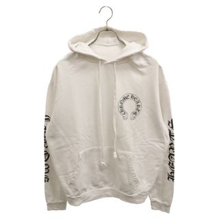 クロムハーツ(Chrome Hearts)のCHROME HEARTS クロムハーツ ×MATTY BOY Chomper Horseshoe Hoodie マッティボーイ チョンパーホースシュー フーディ プルオーバースウェットパーカー ホワイト(パーカー)