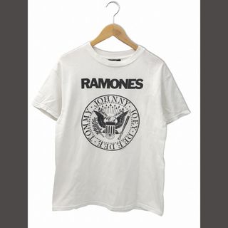 アザー(other)のラモーンズ 1234 タグ ロゴプリント 半袖 バンド Tシャツ M ホワイト(Tシャツ/カットソー(半袖/袖なし))