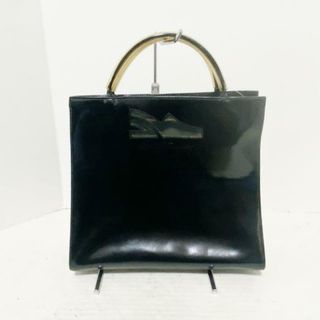 サルヴァトーレフェラガモ(Salvatore Ferragamo)のSalvatoreFerragamo(サルバトーレフェラガモ) ハンドバッグ - DJ-21 6235 黒×クリア レザー×PVC(塩化ビニール)(ハンドバッグ)