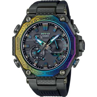 カシオ(CASIO)のCASIO G-SHOCK カシオ Gショック MT-G MTG-B2000シリーズ 夜景 レインボー MTG-B2000YR-1AJR 電波ソーラー タグ付 【新品】 12405K336(腕時計(アナログ))