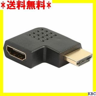 HDMI延長コネクタ L字 右方向 90度 HDMIケ K ック 1個黒 555