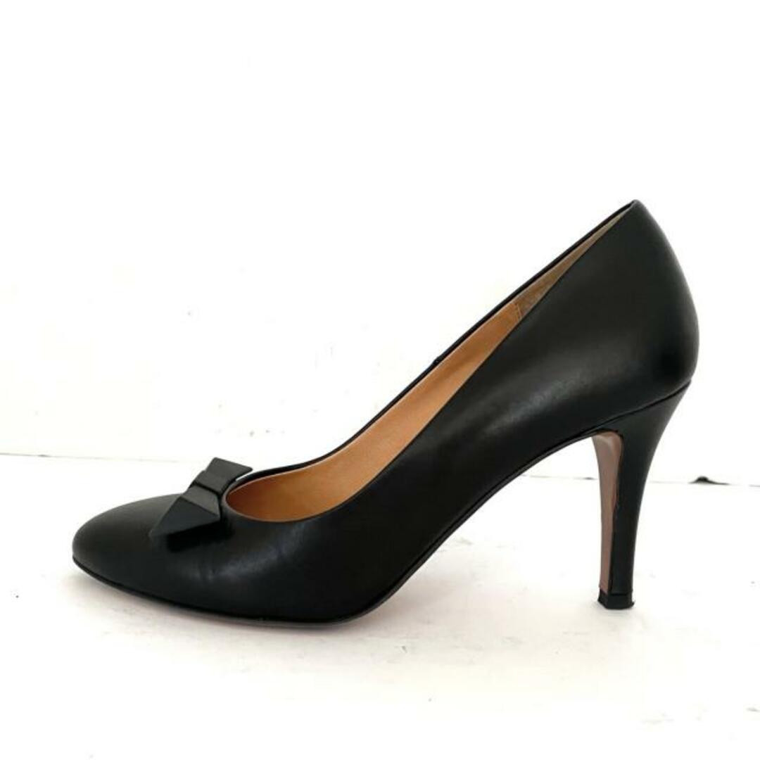 LANVIN en Bleu パンプス ハイヒール 押しきれ 黒 LANVIN en Bleu パンプス ハイヒール 押しきれ 黒