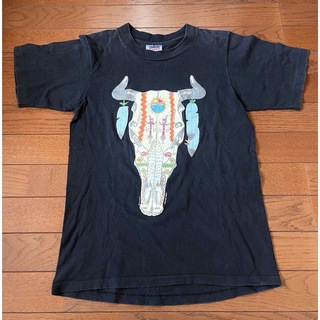 90s 80s USA製 ONEITA インディアン ネイティブプリント Tee(Tシャツ/カットソー(半袖/袖なし))