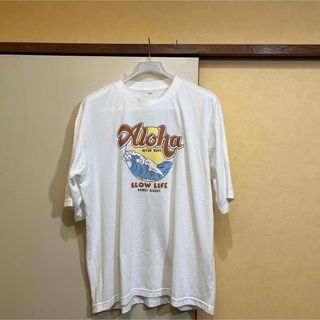 ALOHA デザイン　メンズ　Tシャツ　3L(Tシャツ/カットソー(半袖/袖なし))