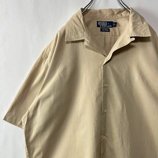 ポロラルフローレン(POLO RALPH LAUREN)のポロラルフローレン  オープンカラーシャツ　L ベージュ　CALDWELL(シャツ)