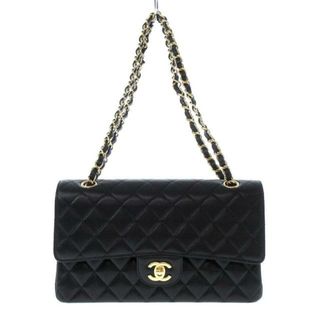 シャネル(CHANEL)のCHANEL(シャネル) ショルダーバッグ レディース新品同様  ダブルフラップマトラッセ A01112 黒 ゴールド金具/チェーンショルダー キャビアスキン(ショルダーバッグ)