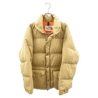 ザノースフェイス(THE NORTH FACE)のTHE NORTH FACE ザノースフェイス 80S VINTAGE ビンテージ 茶タグ ジップアップ ダウンジャケット ベージュ(ダウンジャケット)