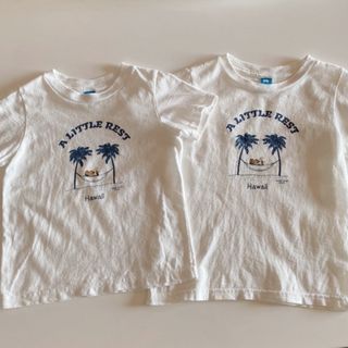 スヌーピー(SNOOPY)の☆ HAWAII ☆ 日焼けスヌーピー Ｔシャツ  2T  3T ２枚セット(Tシャツ/カットソー)