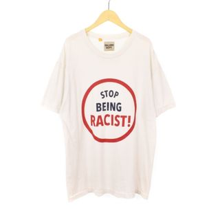 アザー(other)のギャラリーデプト STOP BEING RACIST Tシャツ 半袖 M 白(Tシャツ/カットソー(半袖/袖なし))