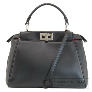 FENDI - FENDI ミニピーカブー モンスター 2WAY ハンドバッグ カーフ レディース