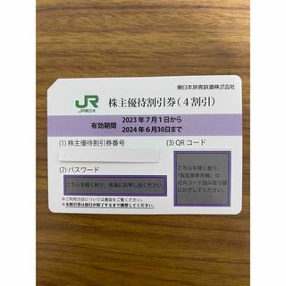 JR東日本 株主優待割引券　1枚(鉄道乗車券)