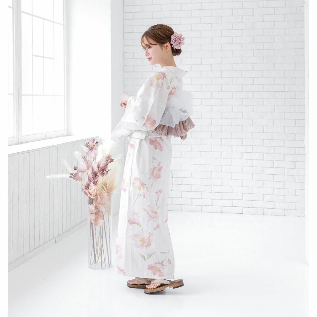 新品 4点 浴衣 セット 浴衣セット ゆかた レディース 花 ピンク 新品 4点 浴衣 セット 浴衣セット ゆかた レディース 花 ピンク