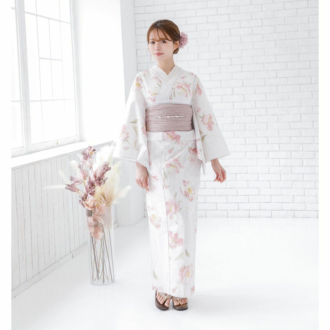 新品 4点 浴衣 セット 浴衣セット ゆかた レディース 花 ピンク 新品 4点 浴衣 セット 浴衣セット ゆかた レディース 花 ピンク