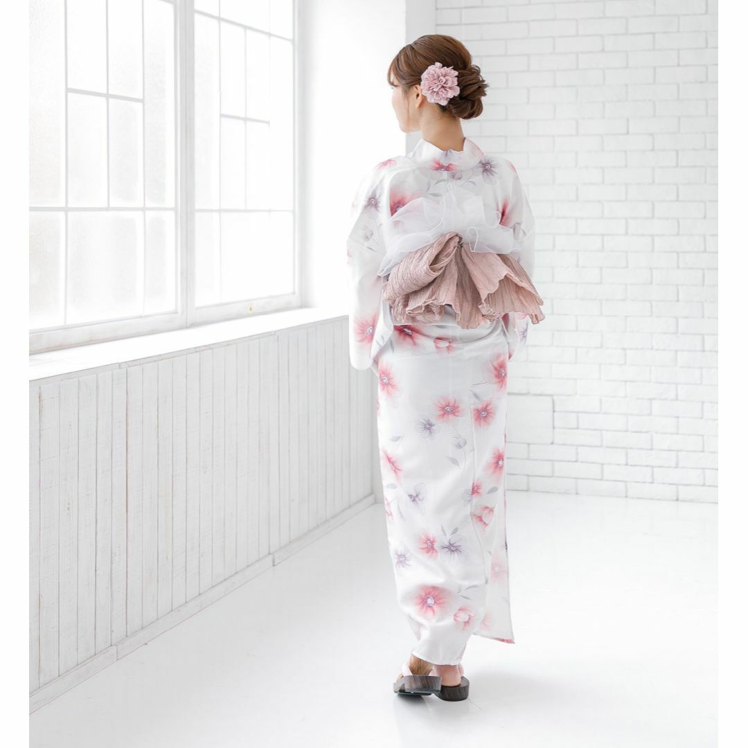 新品 4点 浴衣 セット 浴衣セット ゆかた レディース 花 ピンク 新品 4点 浴衣 セット 浴衣セット ゆかた レディース 花 ピンク