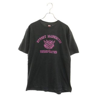 STUSSY - STUSSY ステューシー ×UNDEFEATED アンディフィーデット ロゴ プリント 半袖カットソー Tシャツ ブラック