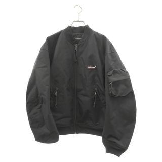 アンダーカバー(UNDERCOVER)のUNDERCOVER アンダーカバー 21AW ×EASTPAK イーストパック NyOXボンバー JKT ナイロン ジップアップ ジャケット ブラック UC2A4205(フライトジャケット)