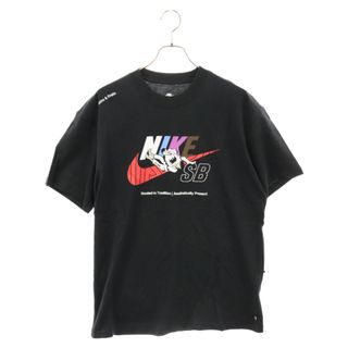 ナイキ(NIKE)のNIKE SB ナイキエスビー × Albino&Preto SKATE TEE × アルビノ&プレト スケートボードフロント ロゴ プリント 半袖 Tシャツ カットソー ブラック FJ1152-010(Tシャツ/カットソー(半袖/袖なし))