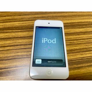 アイポッドタッチ(iPod touch)のiPod touch 第四世代　8GB ケーブル•ケース付き(PC周辺機器)