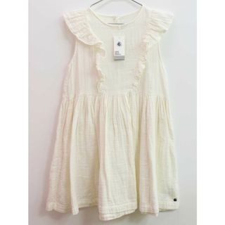 プチバトー(PETIT BATEAU)の【夏物 新入荷!】新品 未使用品◇プチバトー/PETIT BATEAU◇152cm 半袖ワンピース/ノースリーブワンピース アイボリー 子供服 キッズ kids ジュニア 女の子 夏 onepi 715042(ワンピース)