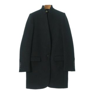 ステラマッカートニー(Stella McCartney)のSTELLA McCARTNEY チェスターコート 38(S位) 黒 【古着】【中古】(チェスターコート)