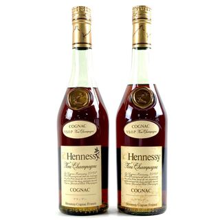 ヘネシー(ヘネシー)の2本 ヘネシー VSOP スリムボトル グリーンボトル コニャック 700ml(ブランデー)