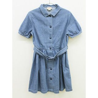 Gucci - 【夏物 新入荷!】▲グッチ/GUCCI▲150cm(12) 半袖デニムワンピース インディゴ【中古】子供服 キッズ kids ジュニア 女の子 onepi 225042