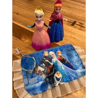 ディズニー(Disney)のアナ雪　アナと雪の女王　フィギュア　ポーチ(キャラクターグッズ)