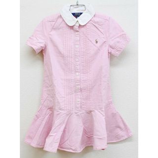 ラルフローレン(Ralph Lauren)の【夏物 新入荷!】◇ラルフローレン/Ralph Lauren◇130cm 半袖ワンピース ピンク【中古】子供服 キッズ kids 女の子 夏 onepi 615042(ワンピース)