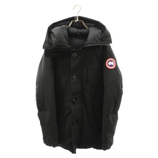 カナダグース(CANADA GOOSE)のCANADA GOOSE カナダグース JASPER PARKA ジャスパー パーカ フード付き ダウンコート ブラック 3438JM R(フライトジャケット)