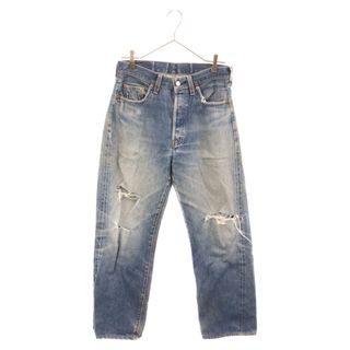 リーバイス(Levi's)のLevi's リーバイス 90s VINTAGE 501 ヴィンテージ BIGE ボタン裏555 バレンシア工場 ストレートデニムパンツ インディゴ(デニム/ジーンズ)